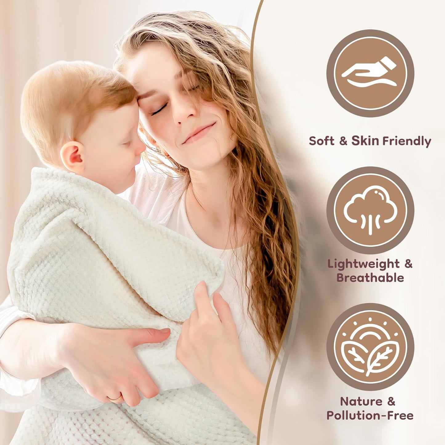 Elephant Newborn Baby Gift Set – Soft Blanket, Comforter & Rattles & Baby Essentials | Perfect Baby Shower Gift for Boys & Girls