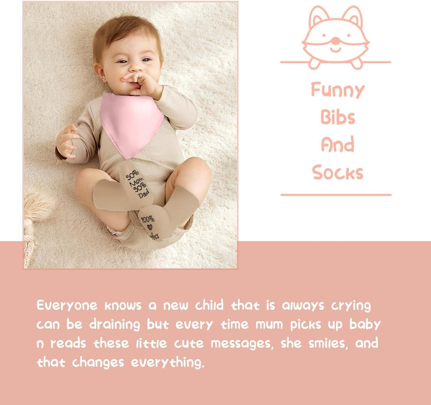 Baby Gift Basket – Eco-Friendly Newborn Gift Set with Blanket, Rattle, Socks & Plush Toy | Perfect Baby Shower Gift for Boys & Girls (Pink)